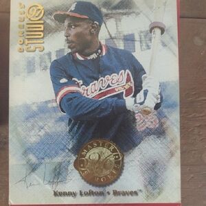 Kenny Lofton Braves Baseball Card